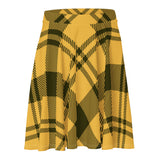 Yellow Plaid Skater Skirt