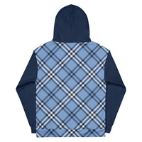 Blue Plaid Hoodie