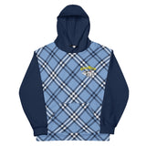 Blue Plaid Hoodie