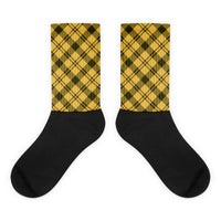 Yellow plaid Socks