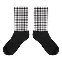 Black & White plaid Socks