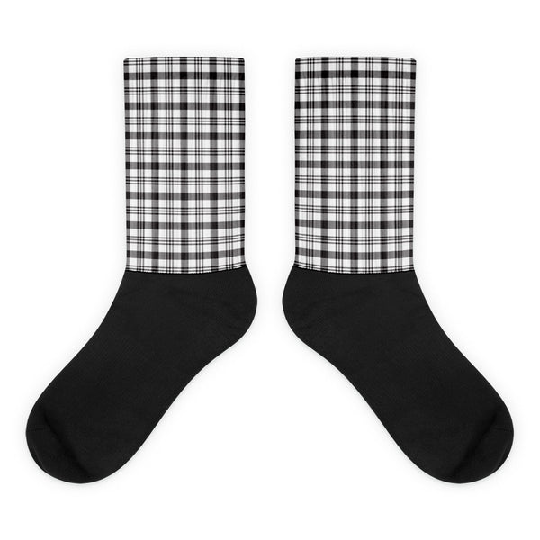 Black & White plaid Socks