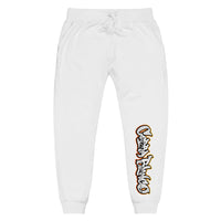 Burner white fleece sweatpants