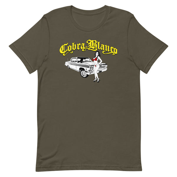 เสื้อยืด Cobra Blanco Lowrider Pin-Up