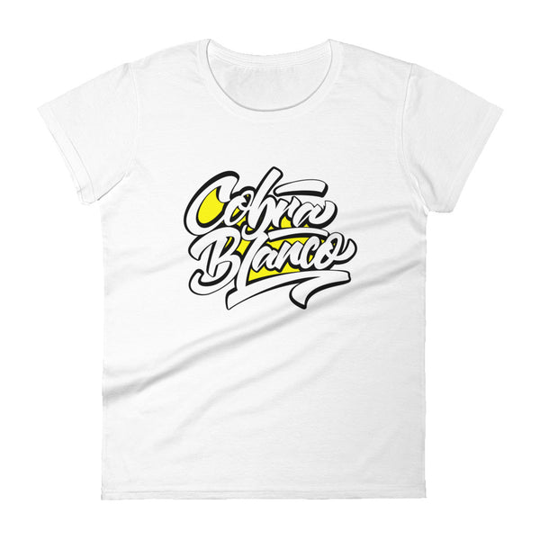 Camiseta mujer Cobra Blanco manga corta